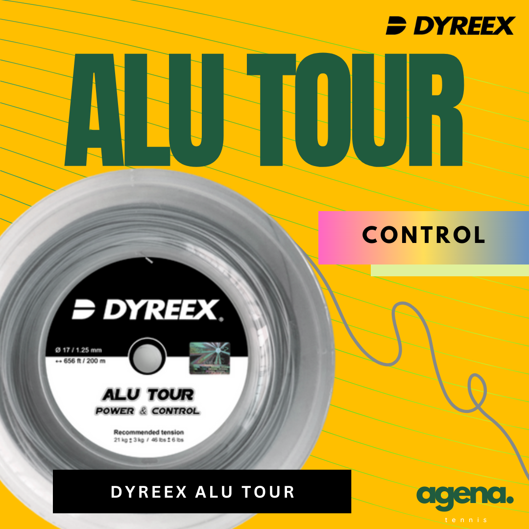 Senar tenis Dyreex Alu Tour 1.25mm dari Prancis