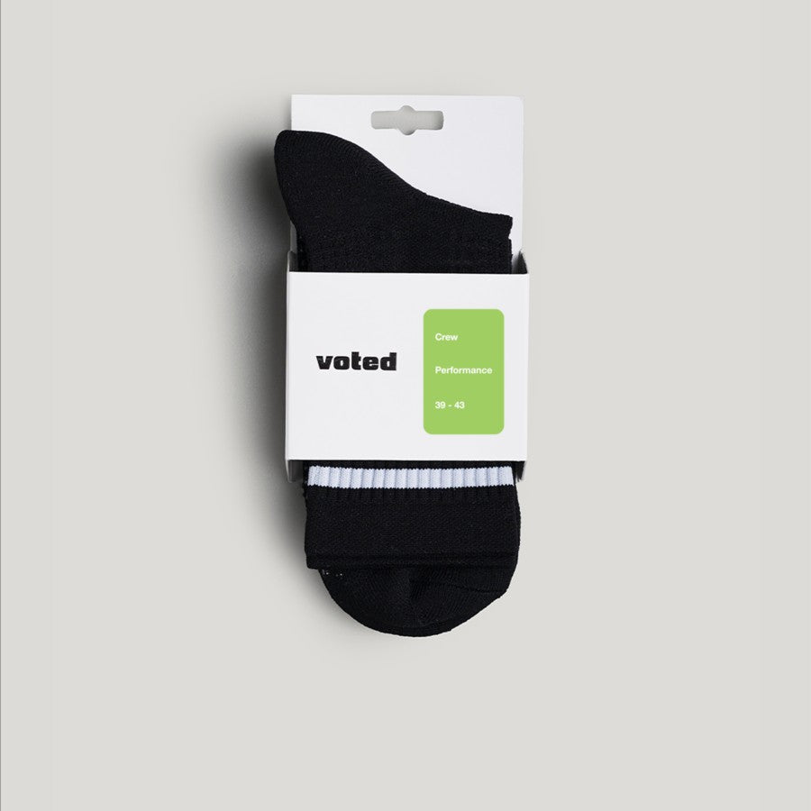 Voted Velocity Socks Full Black