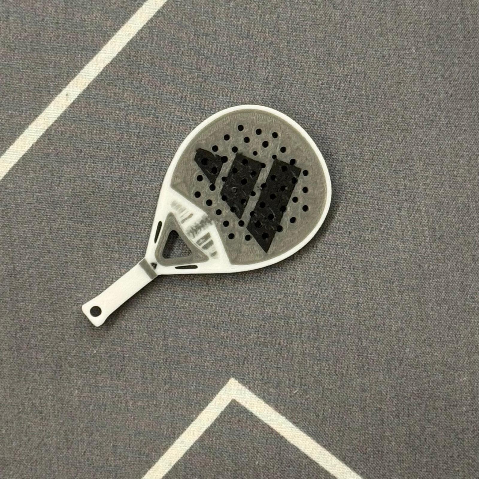 Feline Mini Padel Racket Keychain - Gantungan Kunci