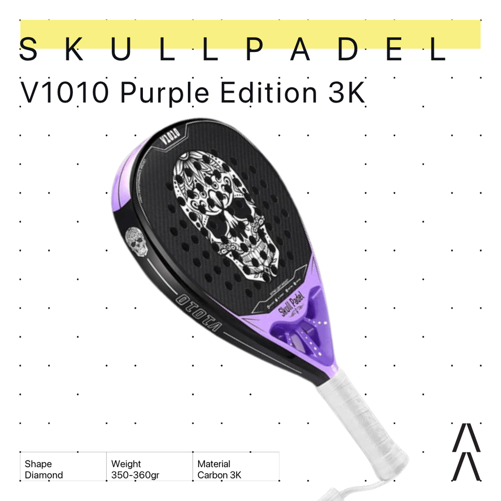 Skull Padel V1010 3K Carbon Purple Edition