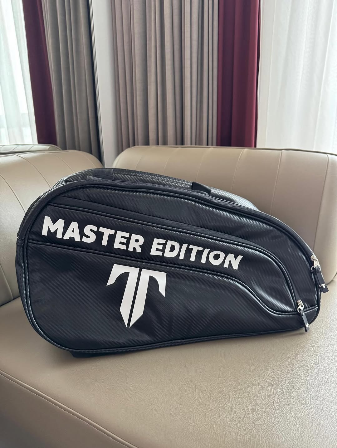 Tactical Padel Bag Black Carbon Master Edition