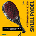 Skull Padel V1150 24K Carbon Red Black