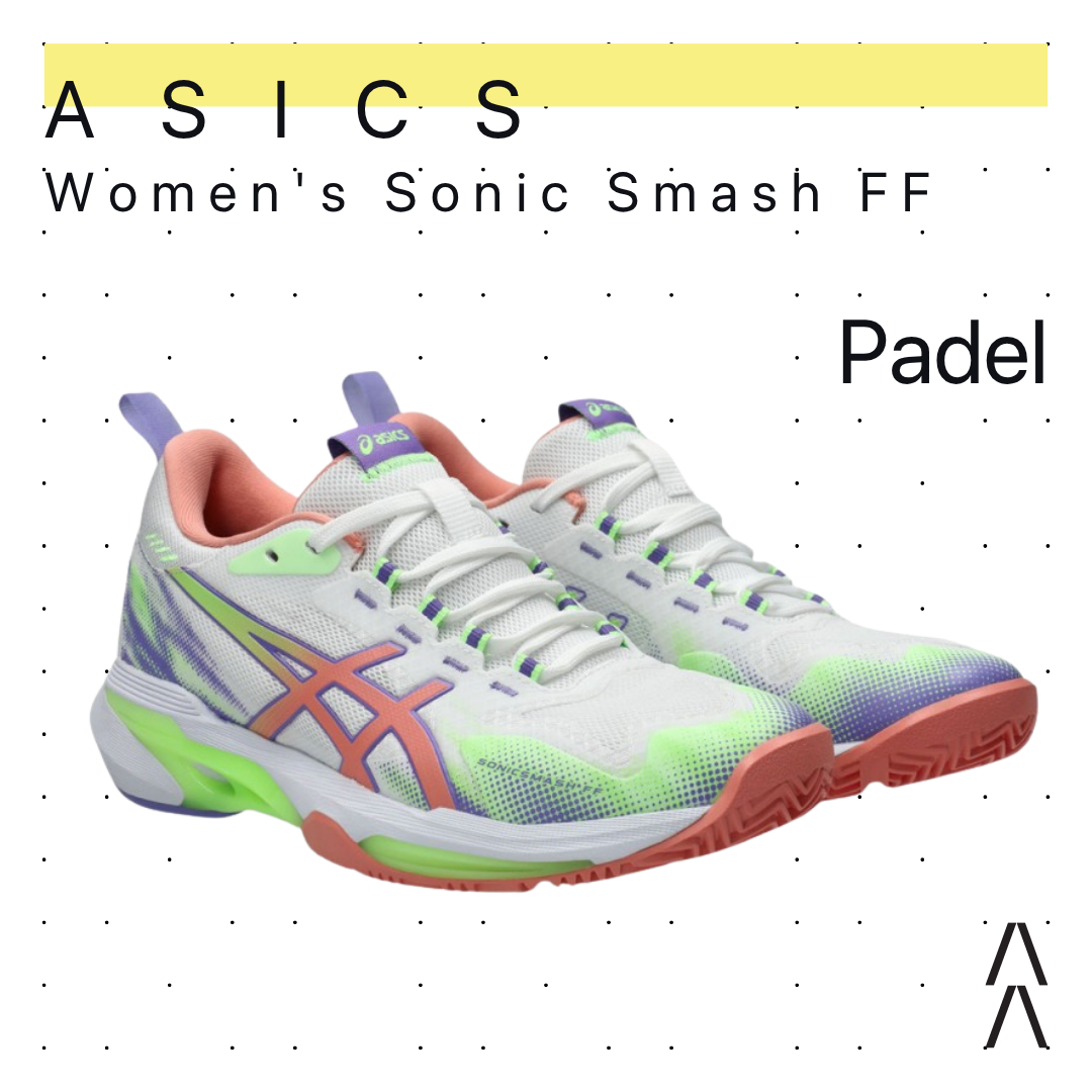 Asics Women's Sonic Smash FF Padel White/Guava