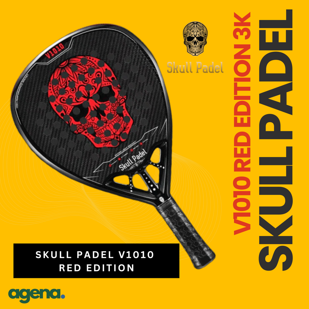 Skull Padel V1010 3K Carbon Red Edition