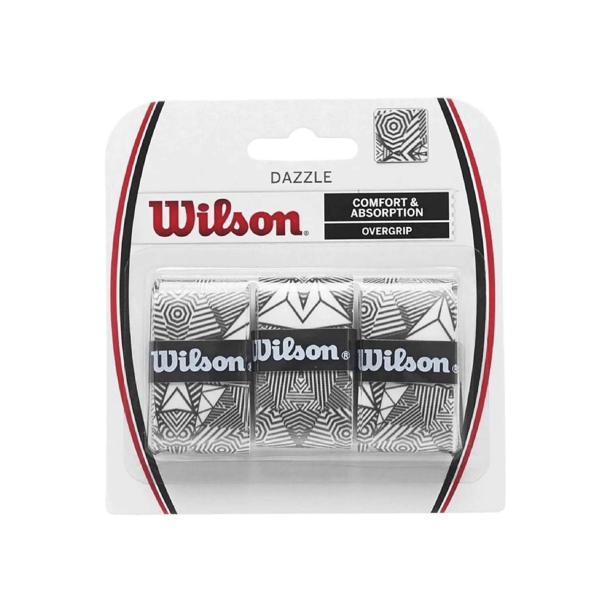 Wilson Dazzle "Comfort & Absorption" Tennis Overgrip (3in1)