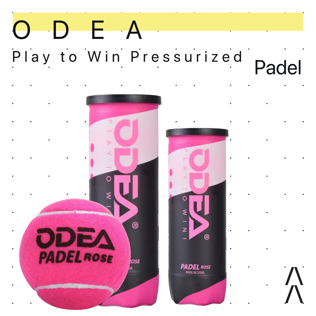 Odea Play to Win Pressurized Rose Pink Padel Balls