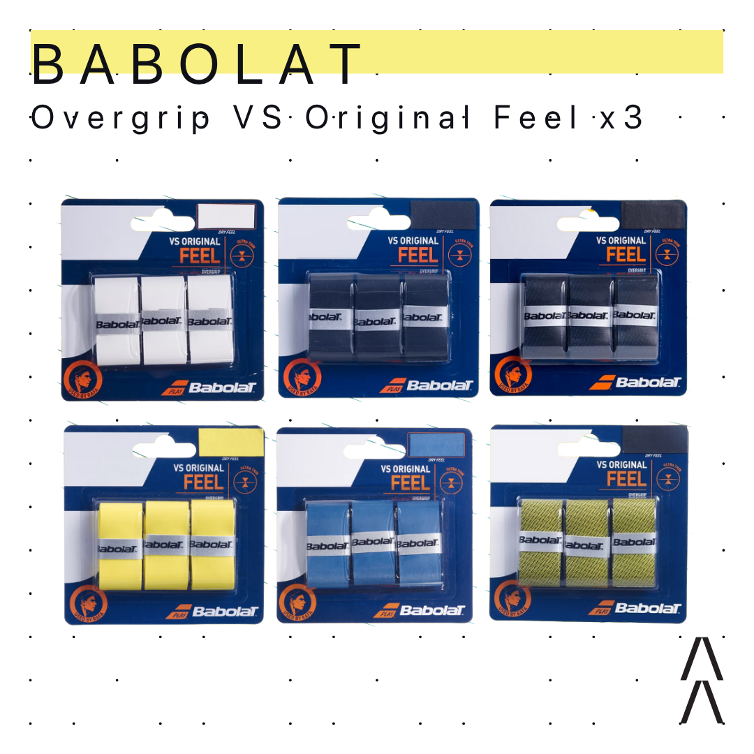 Babolat Grip VS Original Feel X3 Tennis Overgrip