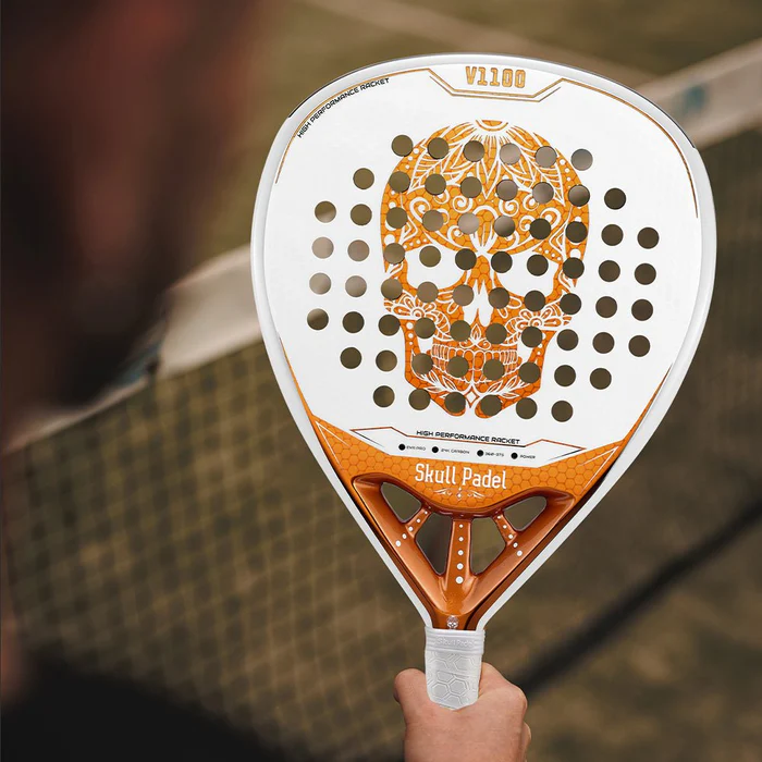 Skull Padel V1100 24K Carbon White Copper