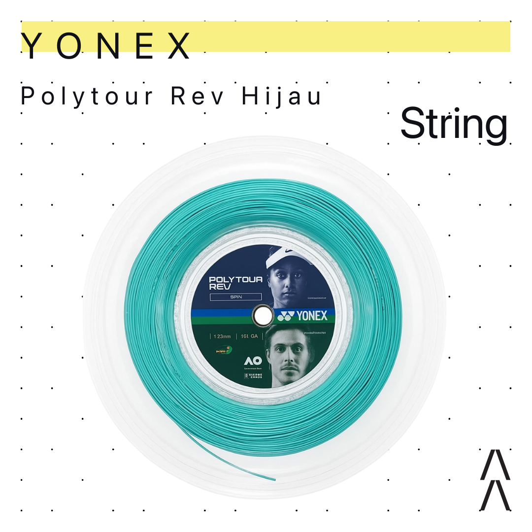 String Yonex Polytour Rev Spin Gauge 16L - 1.25mm - Hijau