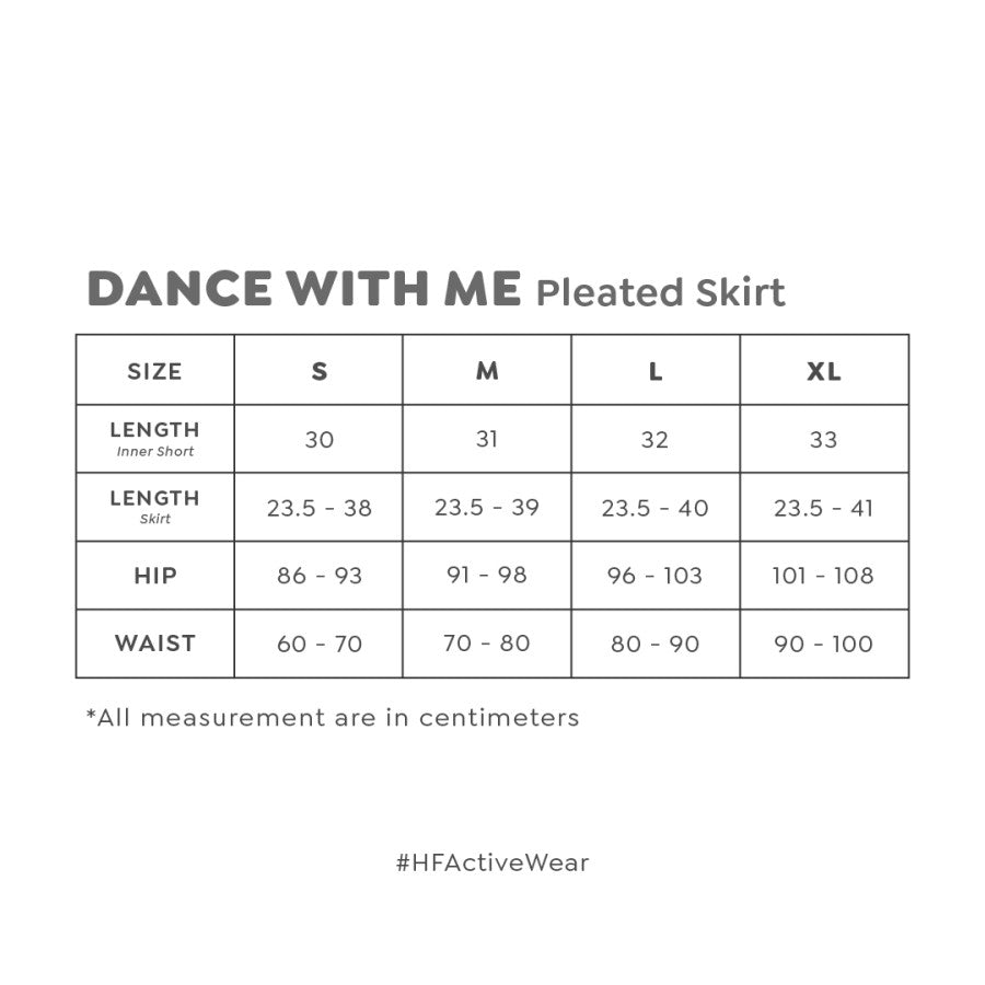 Happyfit Dance With Me Pleated Skirt