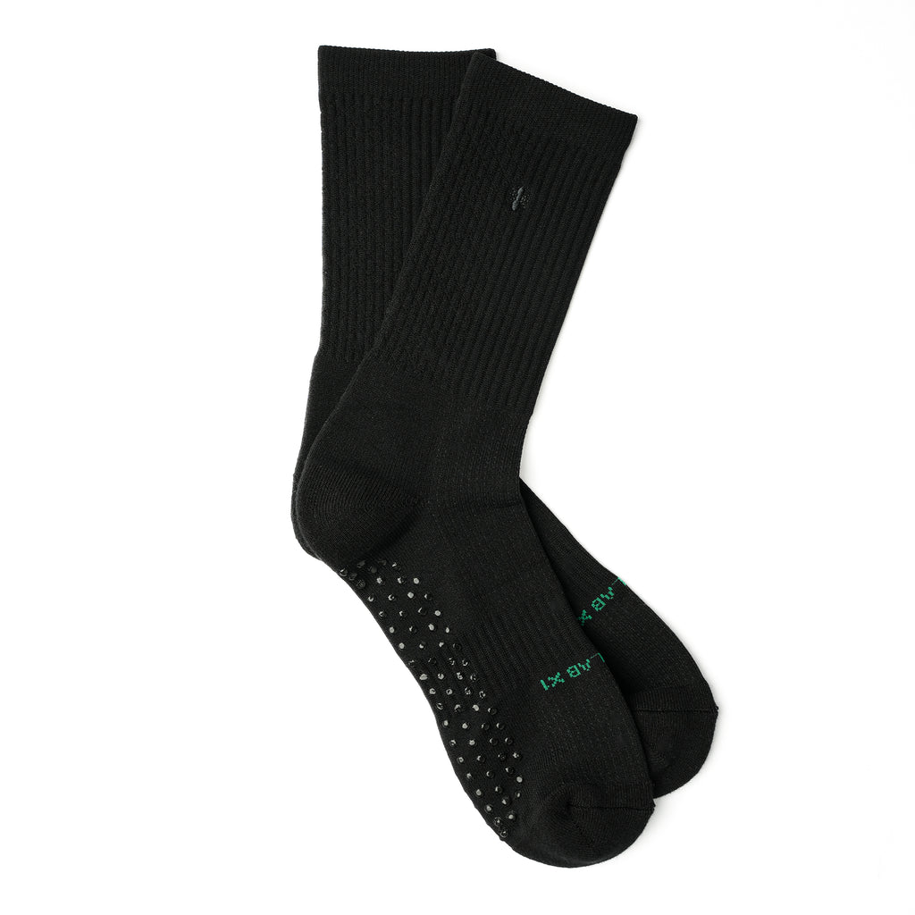 Voted Padel Series Crew Black Socks