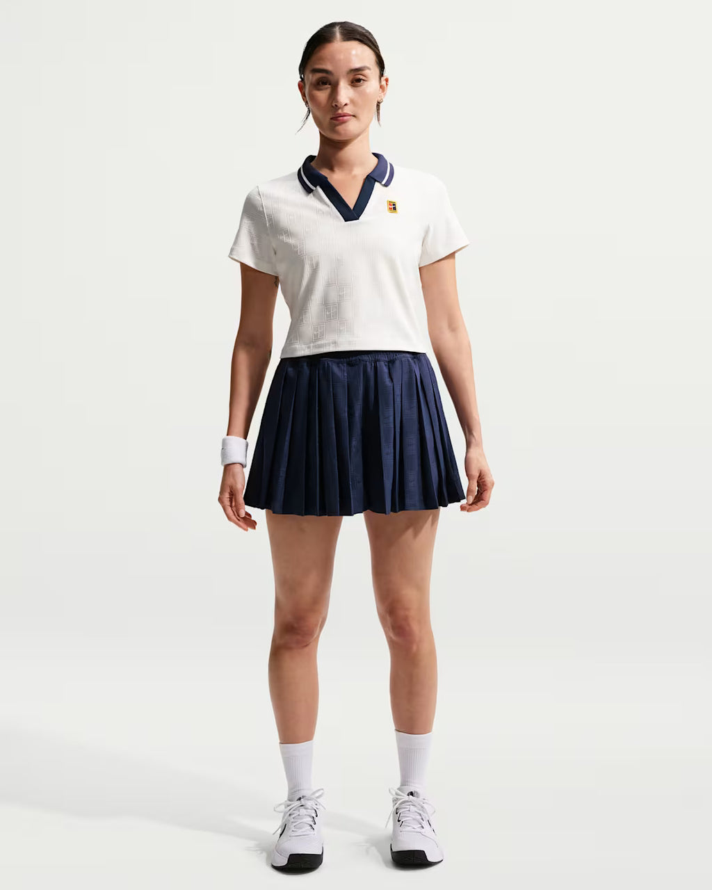 Nike Women's Court Heritage Crop Polo