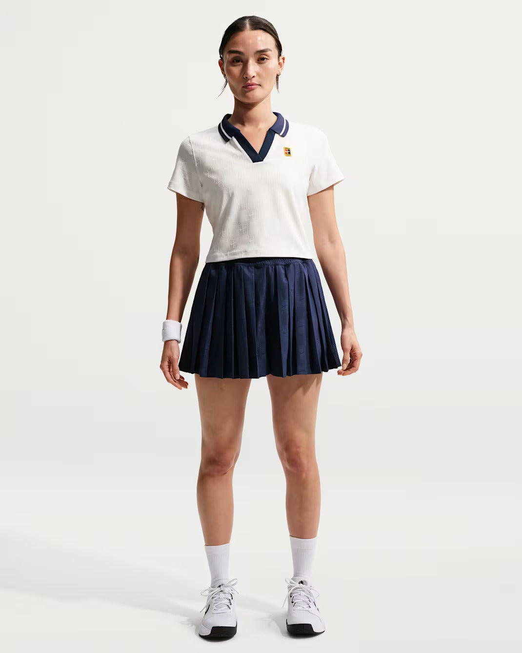 Nike Women's Court Heritage Crop Polo