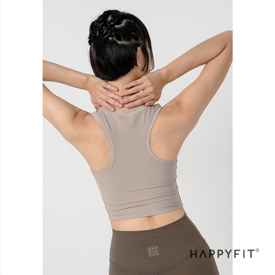 Happyfit Ribbed Align Tank Bra