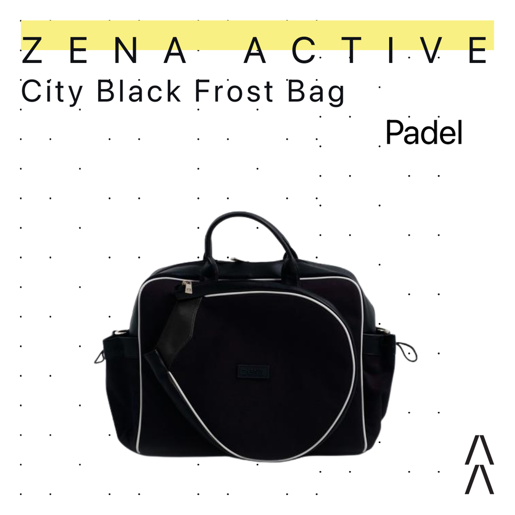 Zena City Padel Bag Black Frost