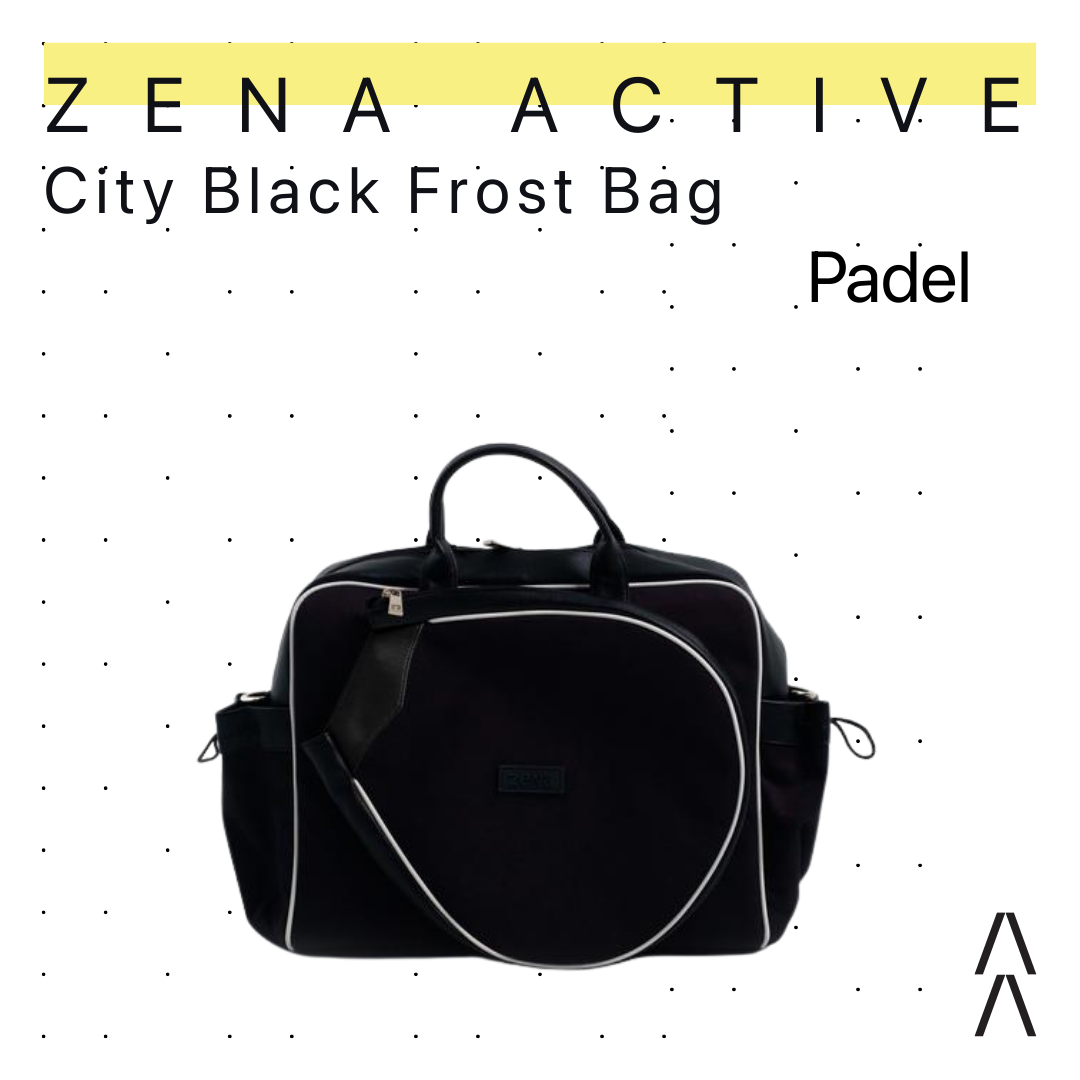 Zena City Padel Bag Black Frost
