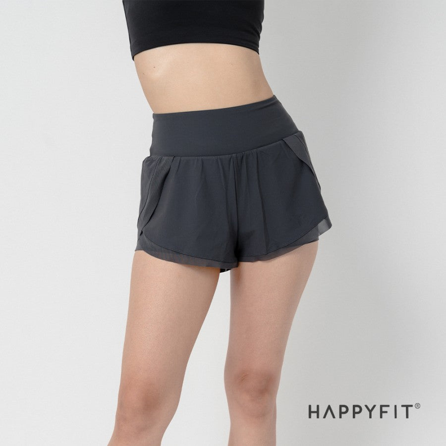 Happyfit Short Pant Windproof High Waist