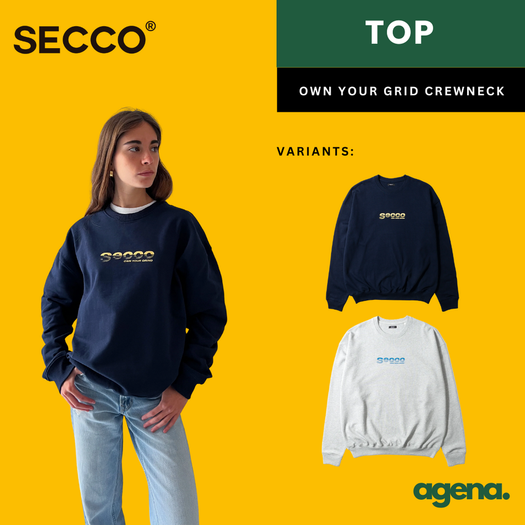 Secco Own Your Grid Crewneck