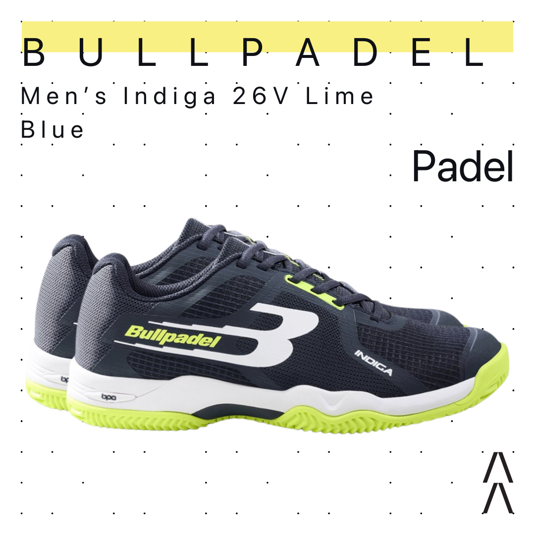 Bullpadel Men's Indiga 26V Lime Blue