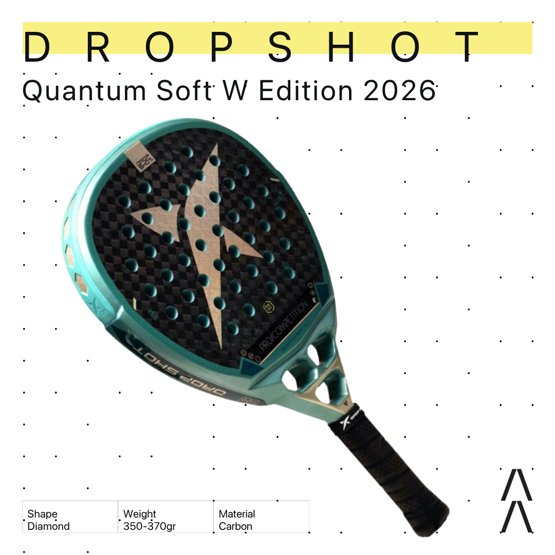 Drop Shot Quantum Soft W Edition 2026 - Raket Padel Tenis/Padel Racket