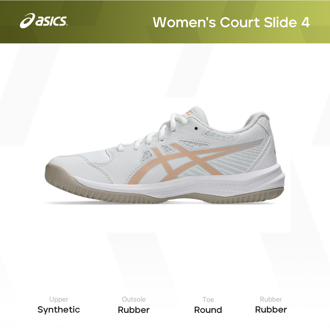 Asics Women's Court Slide 4 - Sepatu Tennis/Tennis Shoes