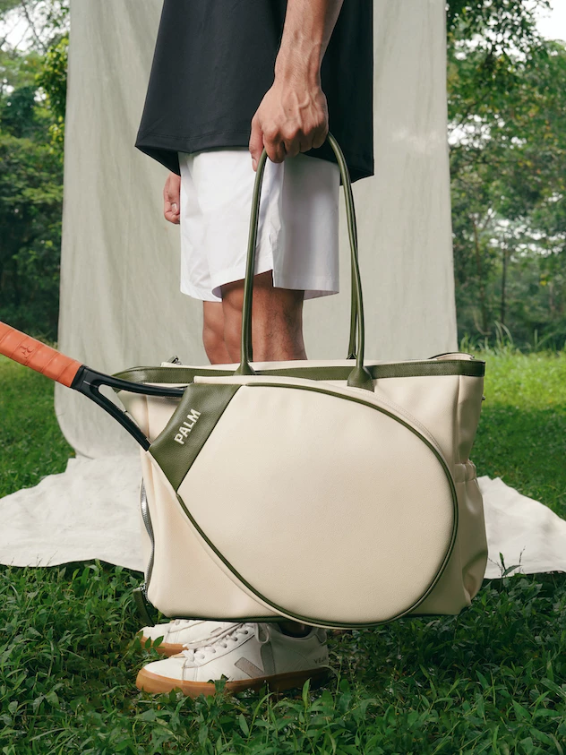 Palm Playwear Leather Tennis Bag