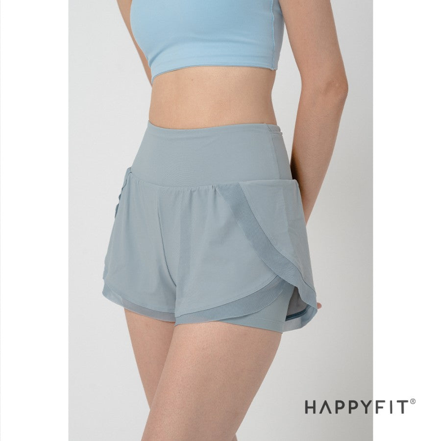 Happyfit Short Pant Windproof High Waist