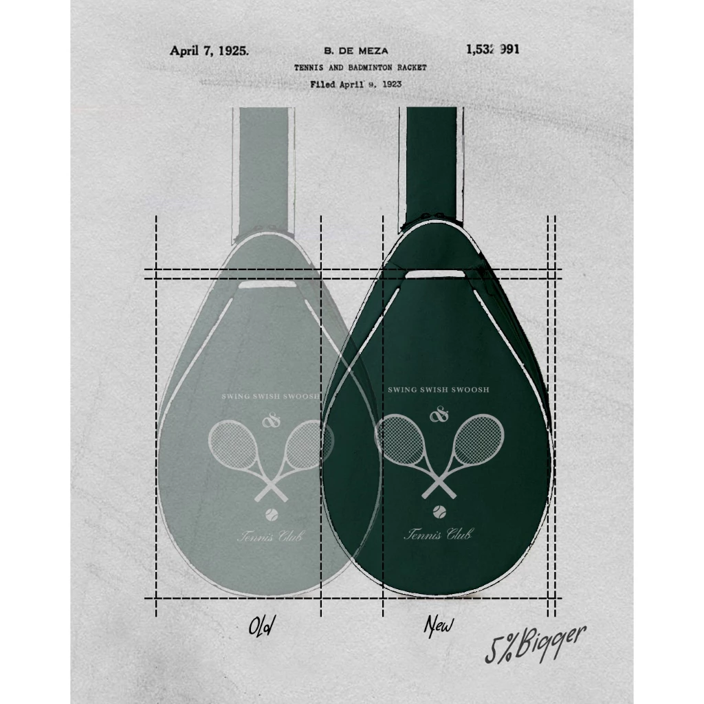 Swing Swish Swoosh Tennis Racquet Slingbag