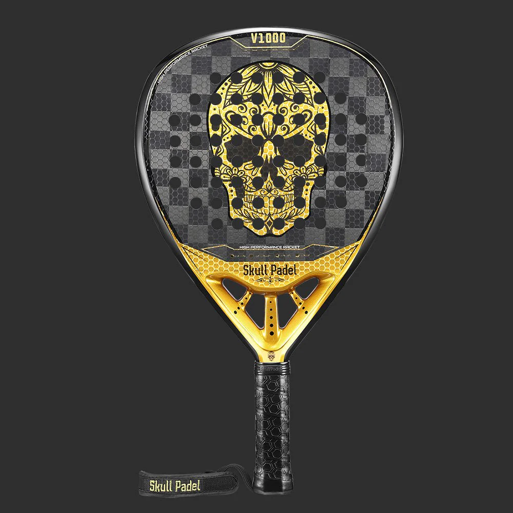 Skull Padel V1000 Gold Skull 18K Carbon