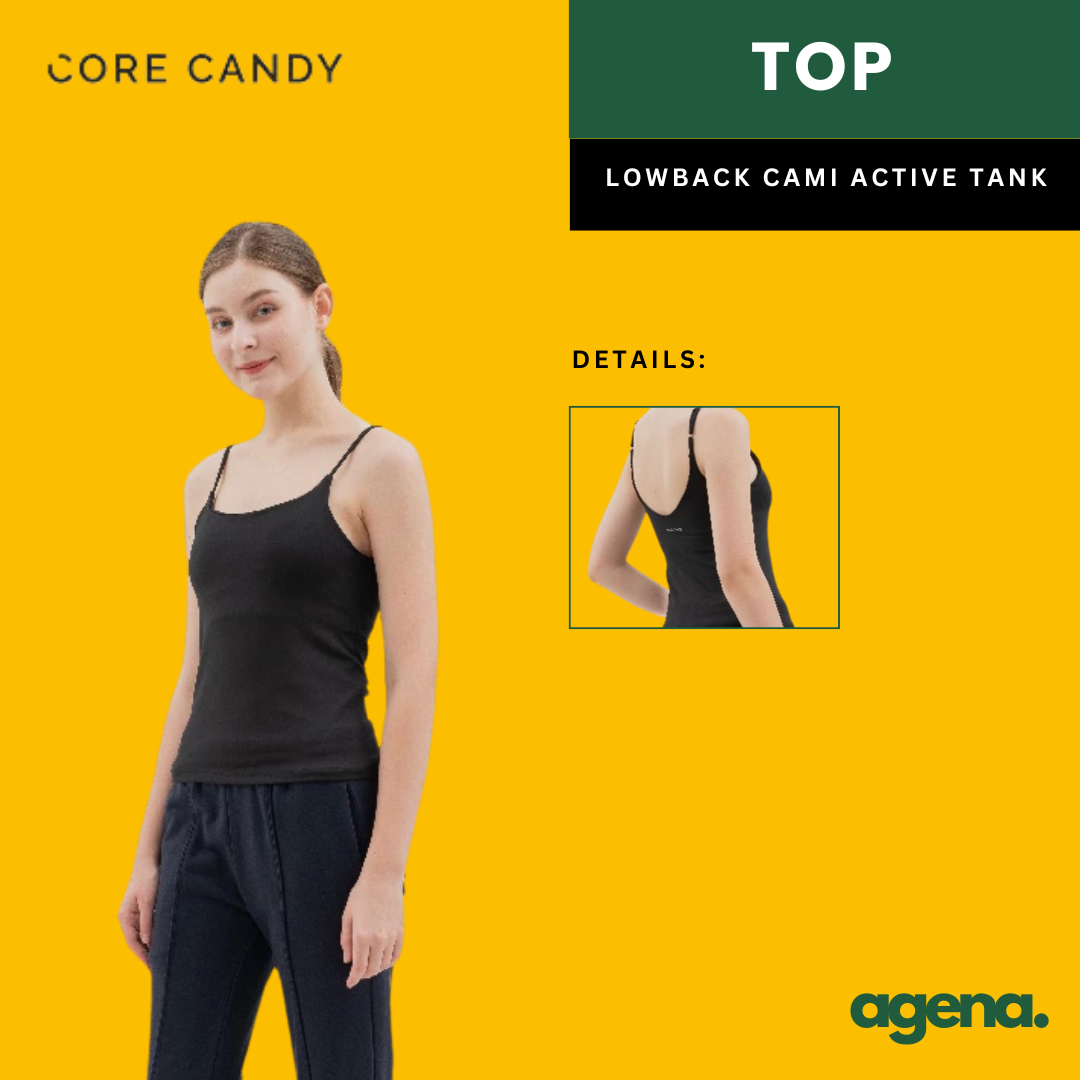 Core Candy Lowback Cami Active Tank