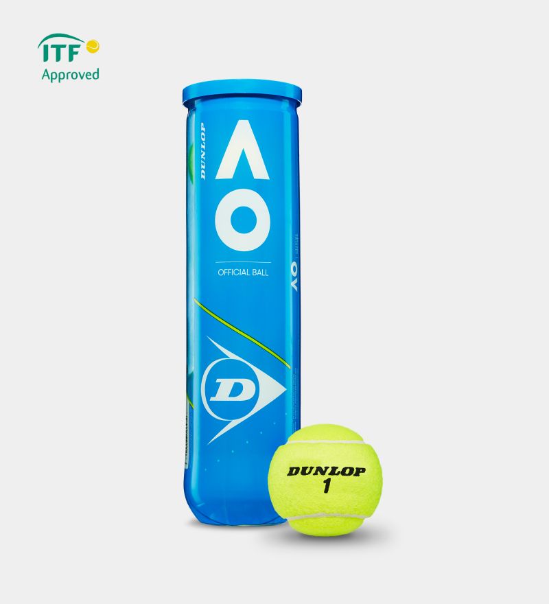Dunlop Australian Open Pressurized Yellow Tennis Balls