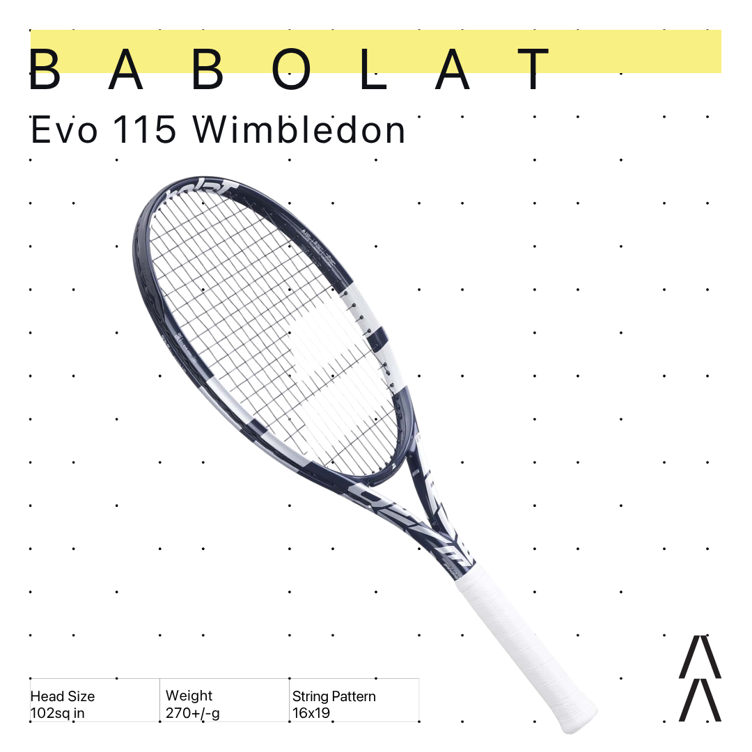 Babolat Evo 115 Wimbledon - Raket Tenis/Tenis Racket