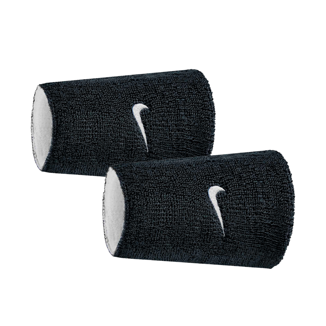 Nike Swoosh Classic Reversible Doublewide Wristbands 2 Pk