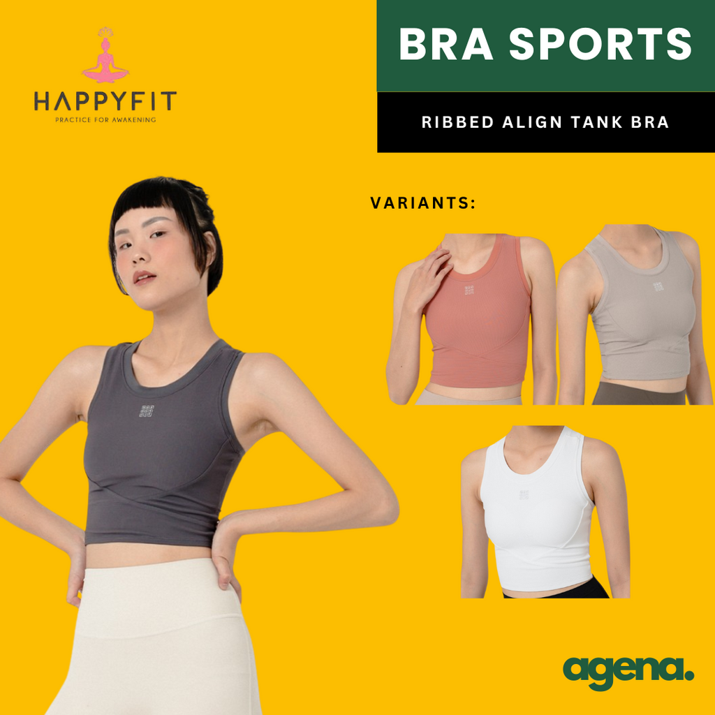 Happyfit Ribbed Align Tank Bra