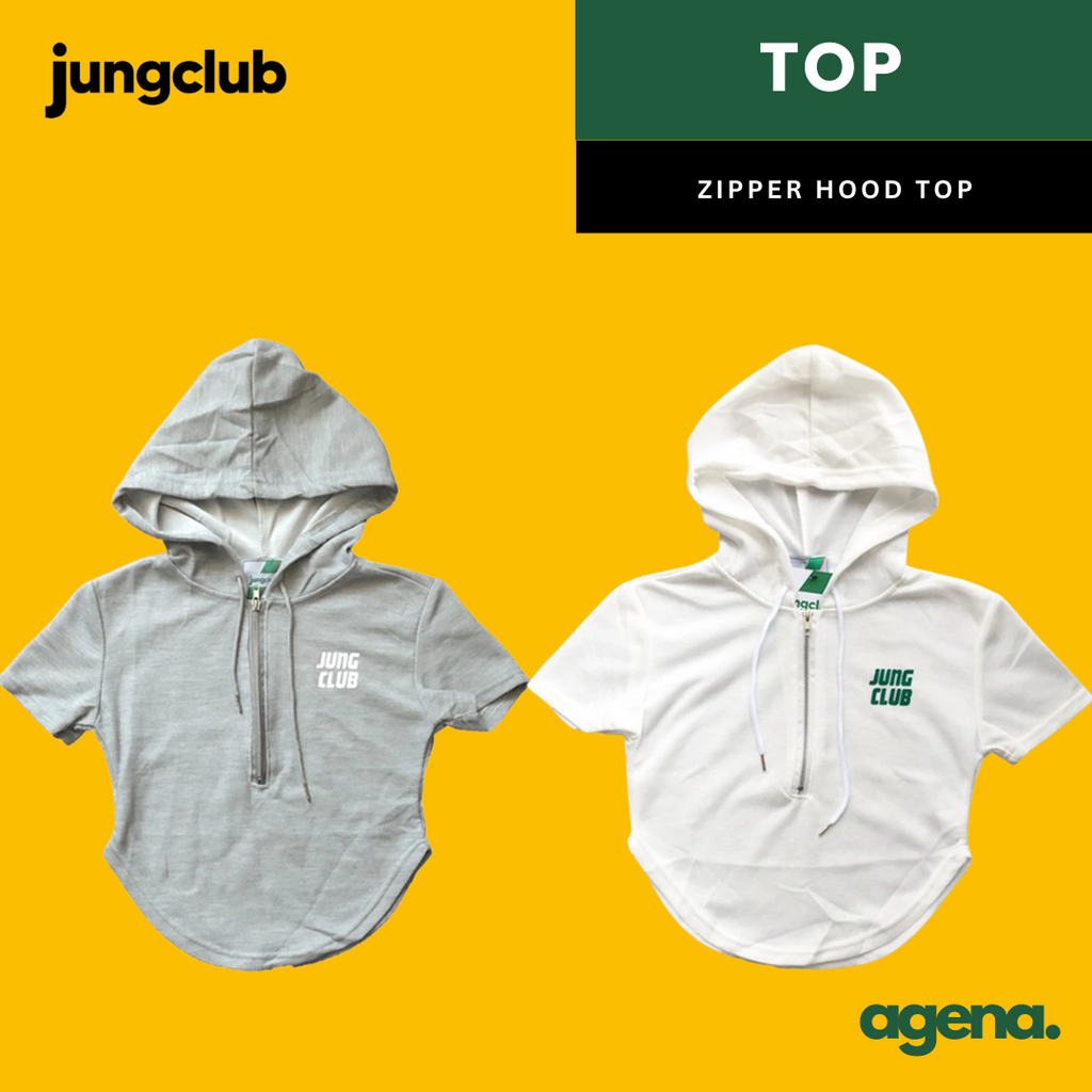 Jungclub Hood Zipper Top