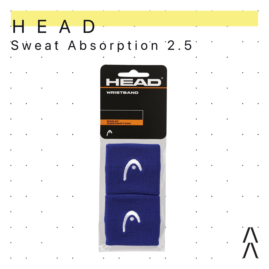 Head Sweat Absorption Blue Wristband