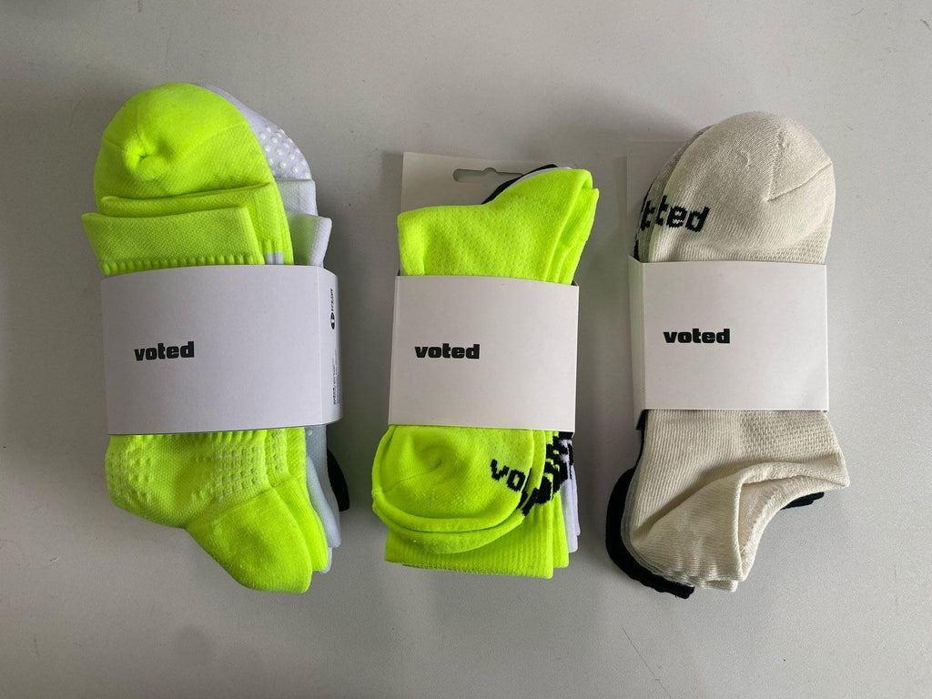 Voted Bundling Peleton Crew Socks