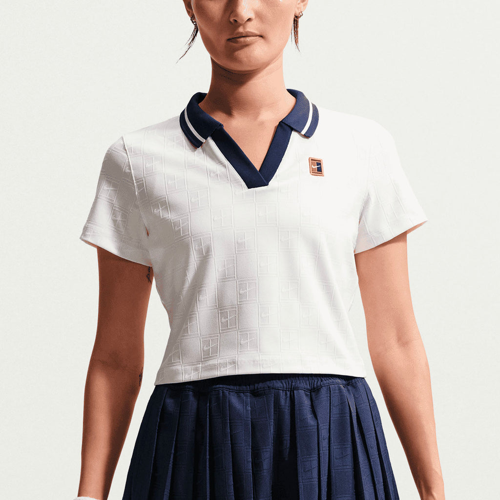 Nike Women's Court Heritage Crop Polo