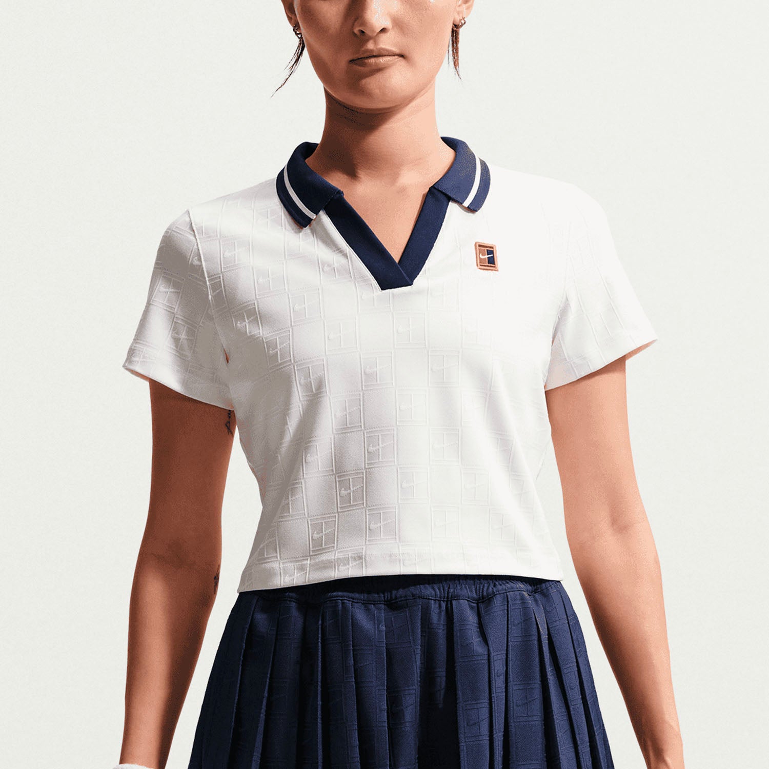 Nike Women's Court Heritage Crop Polo