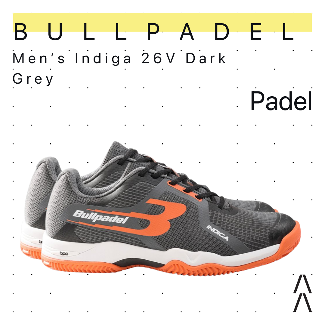 Bullpadel Men's Indiga 26V Dark Grey