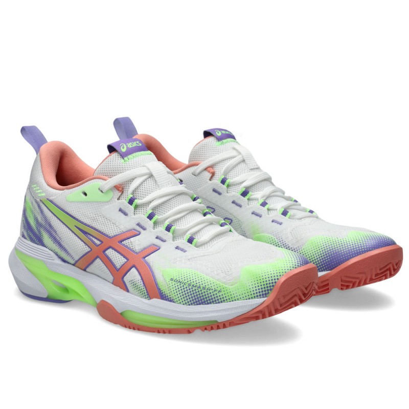 Asics Women's Sonic Smash FF Padel White/Guava