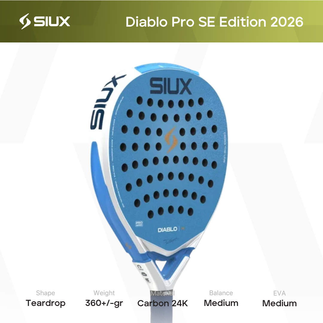 Siux Diablo Pro SE Edition 2026 - Raket Padel Tenis/Padel Racket
