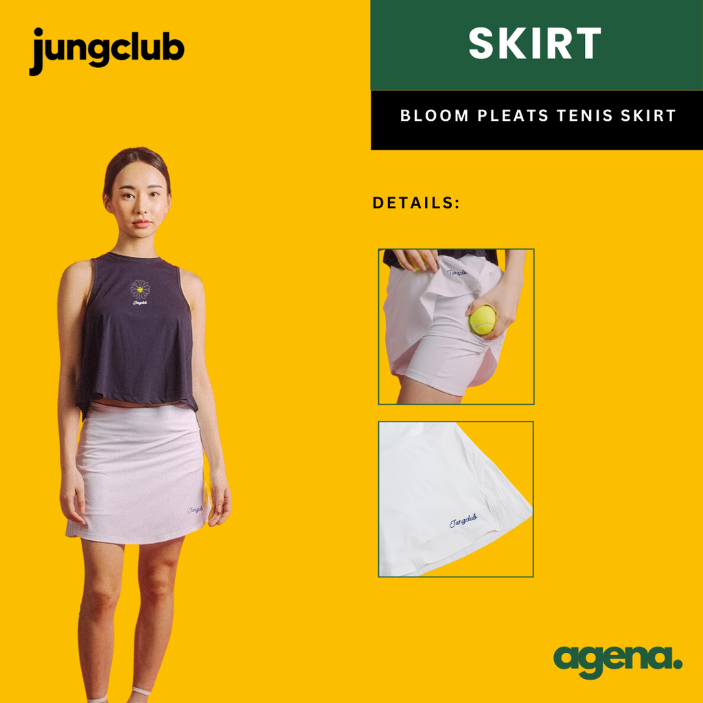 Jungclub Bloom Pleats Tenis Skirt