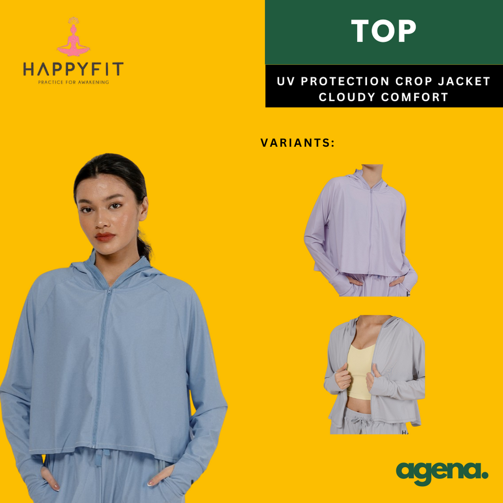 Happyfit UV Protection Crop Jacket Cloudy Comfort