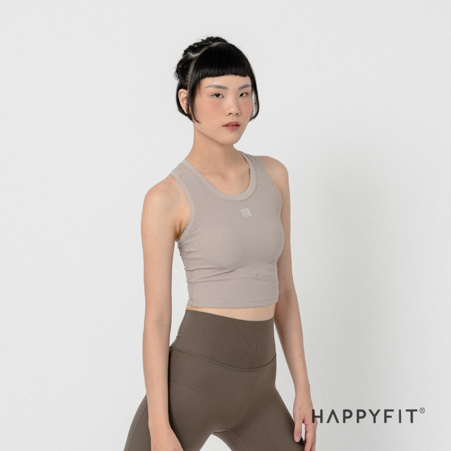 Happyfit Ribbed Align Tank Bra