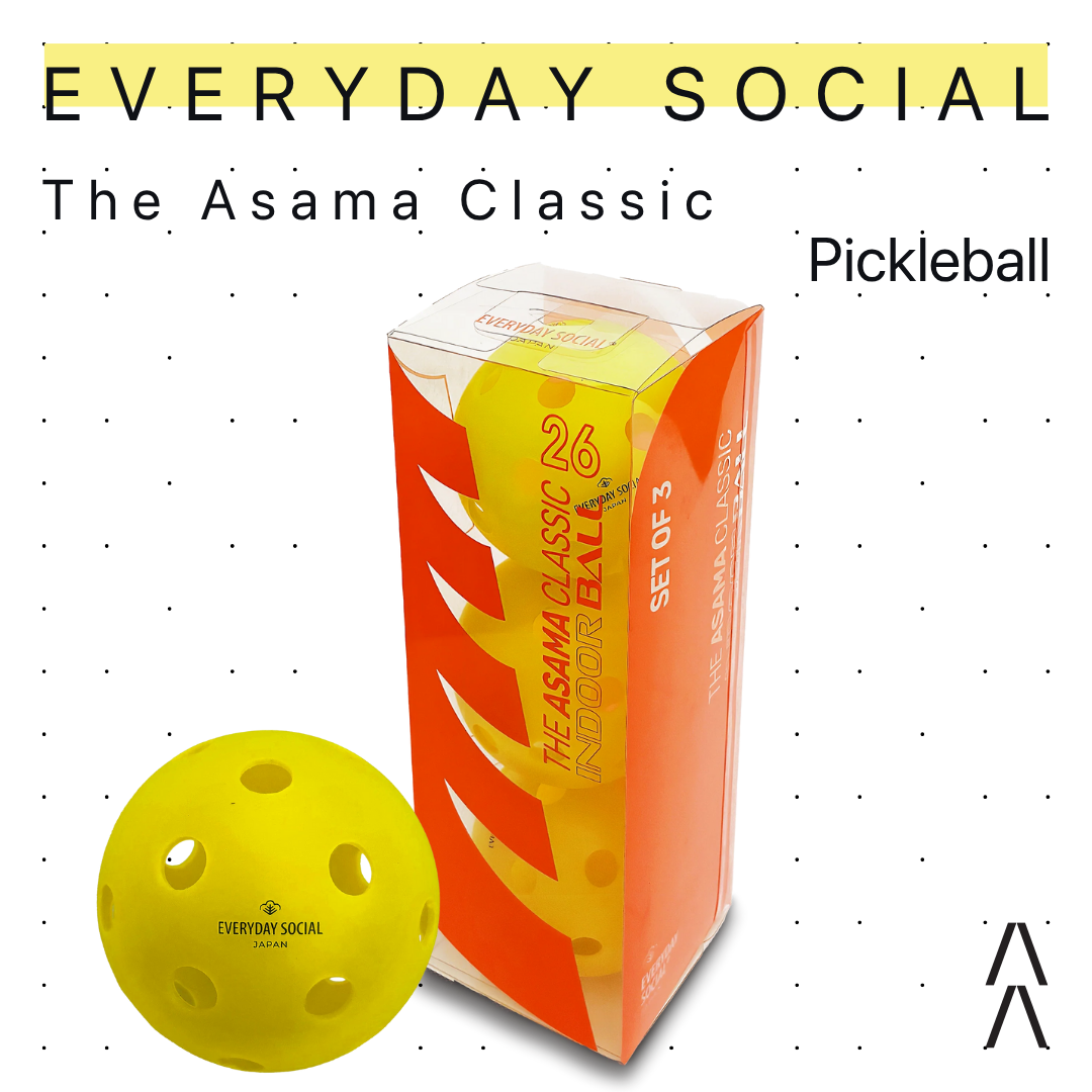 Everyday Social The Asama Classic Yellow (Indoor) Pickleball Balls