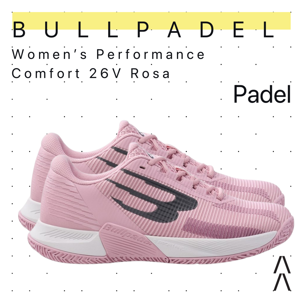 Bullpadel Women's Performance Comfort 26V Rosa