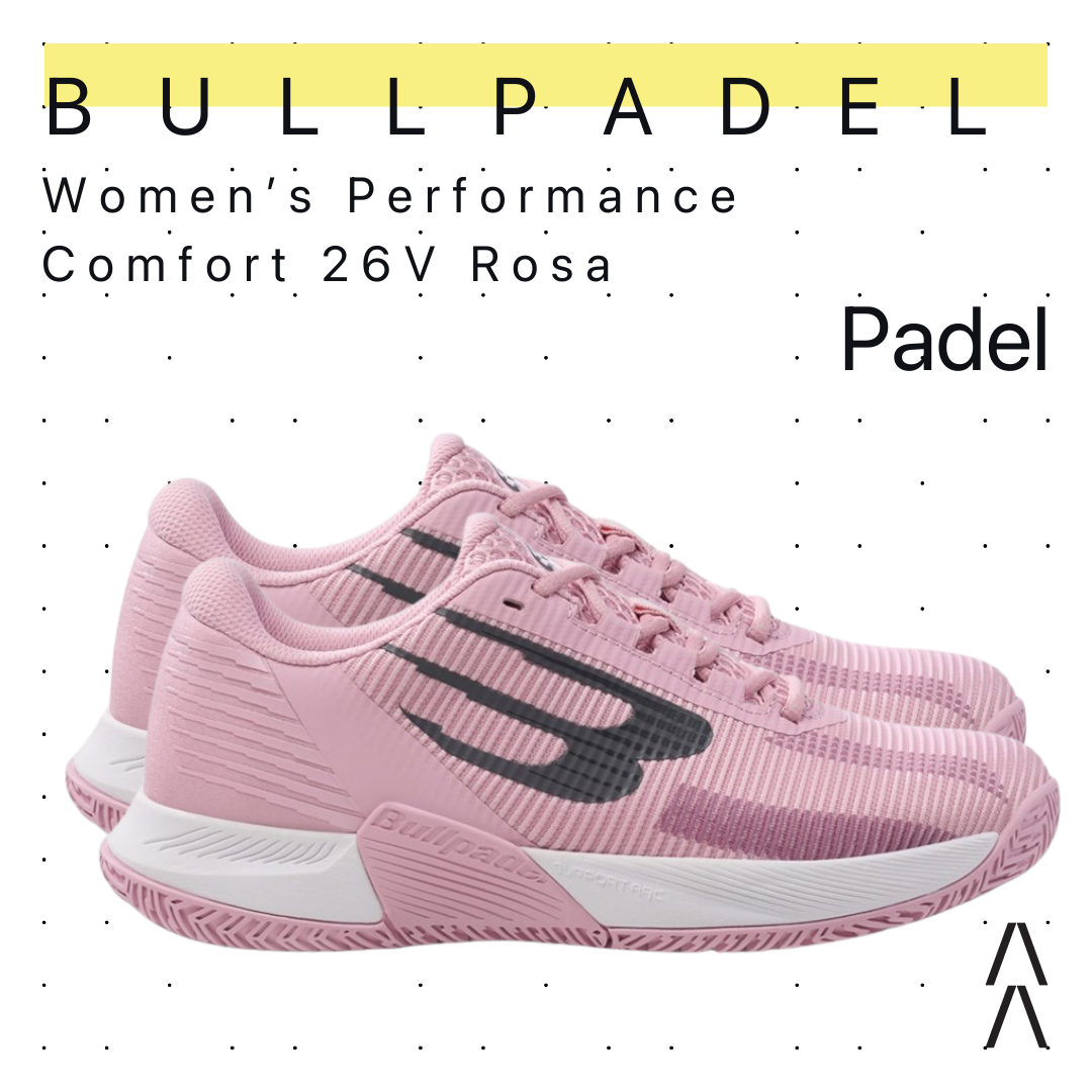 Bullpadel Women's Performance Comfort 26V Rosa