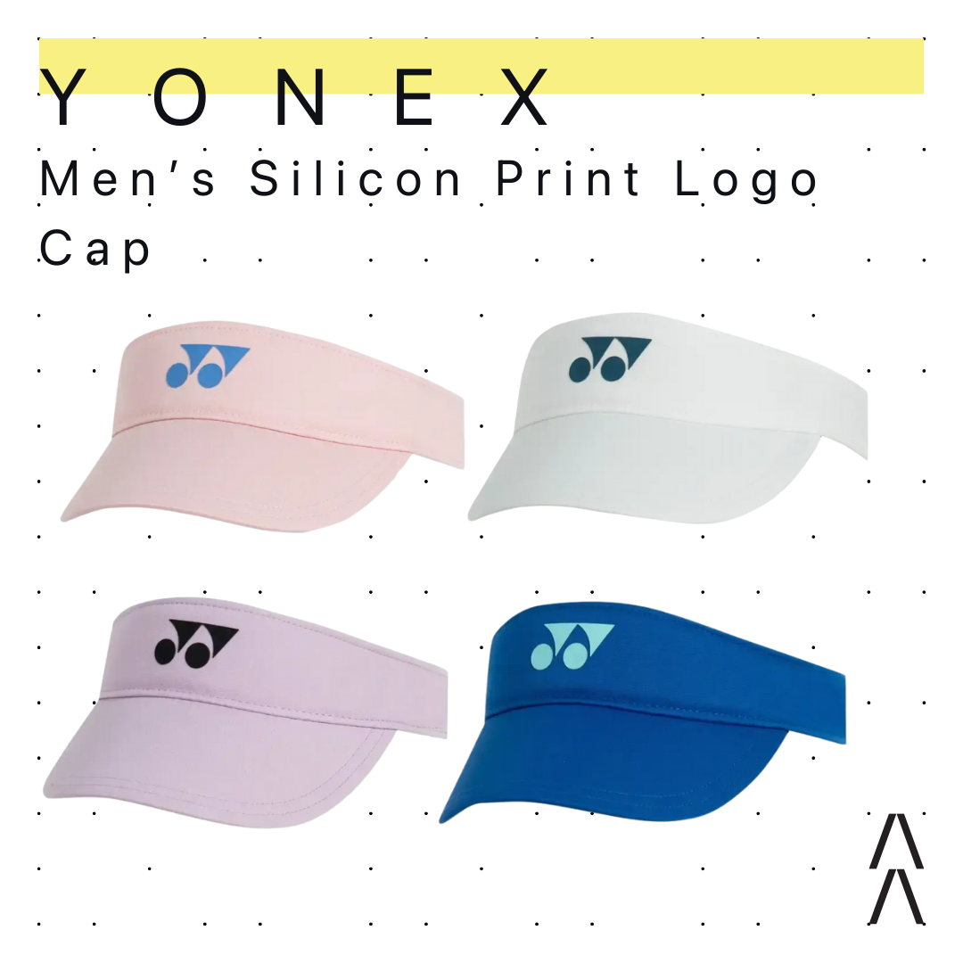 Yonex Men's Silicon Print Logo Cap