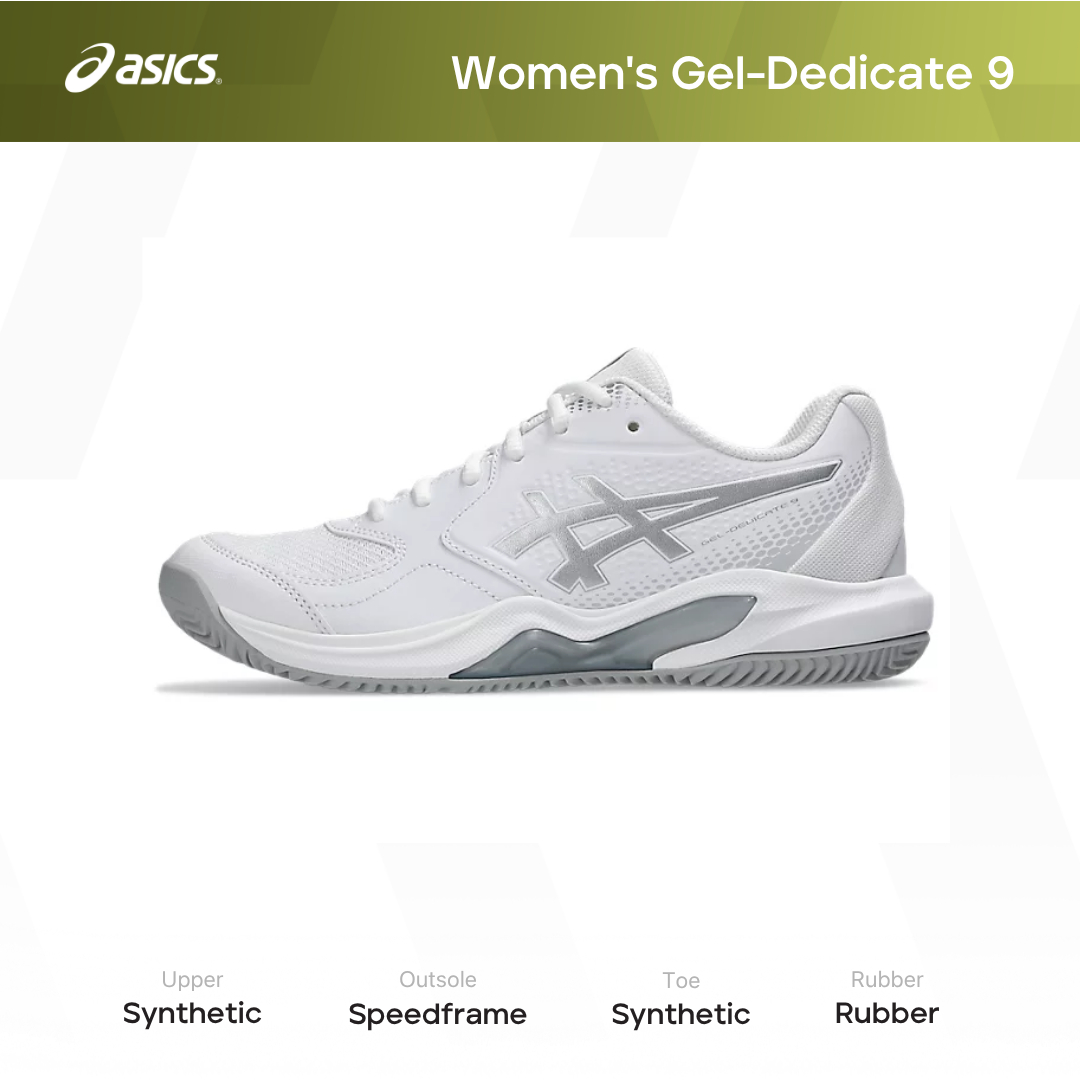 Asics Women's Gel-Dedicate 9 - Sepatu Tennis/Tennis Shoes